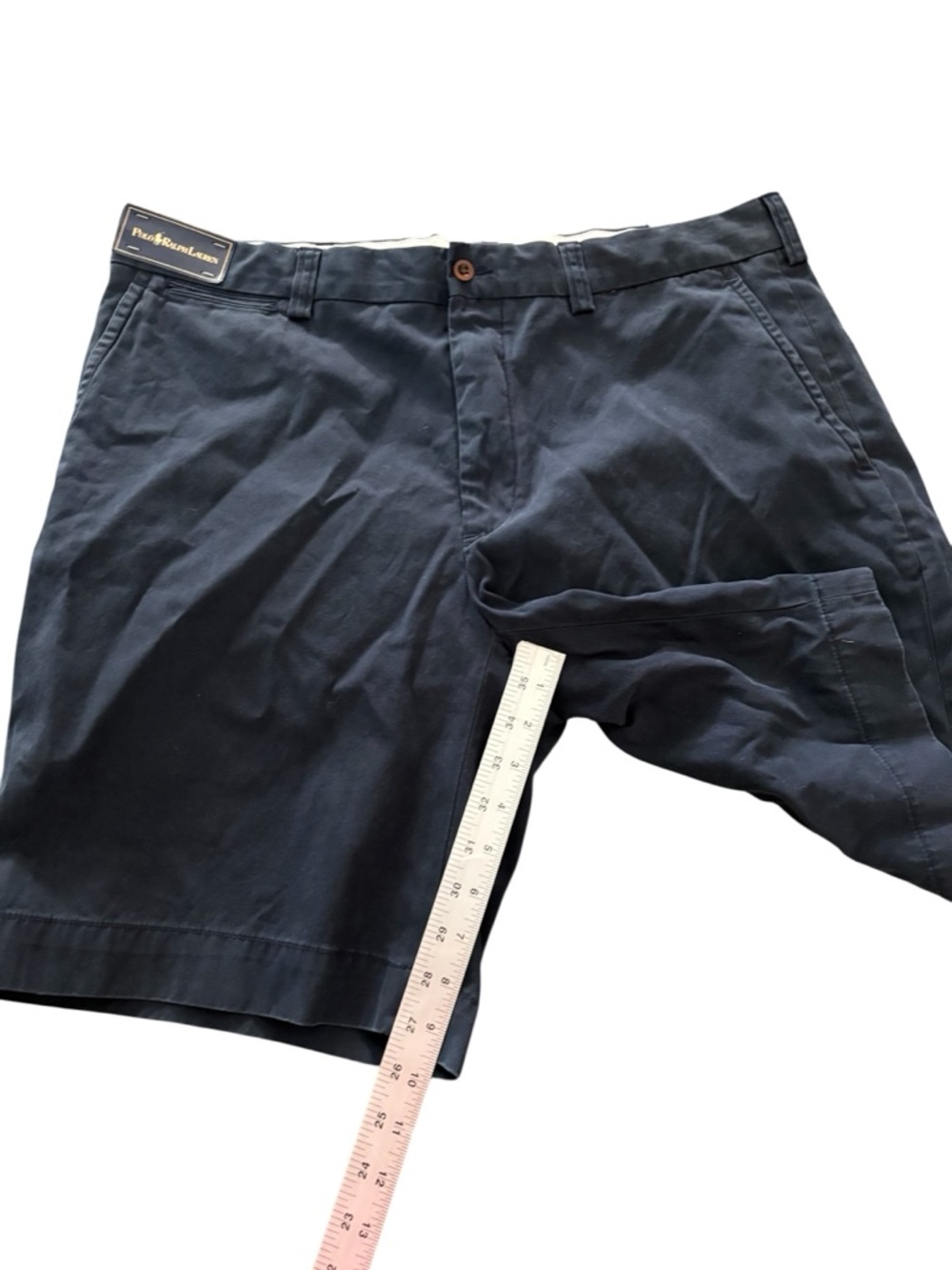 Polo by Ralph Lauren Navy Classic Cotton Chino Shorts 38 NWT - Picture 3 of 10